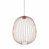 Lampa wisząca kolor ceglany ażurowa druciana owalna minimalistyczna loftowa uniwersalna klasyczna SPHERA L 11302 TK-LIGHTING